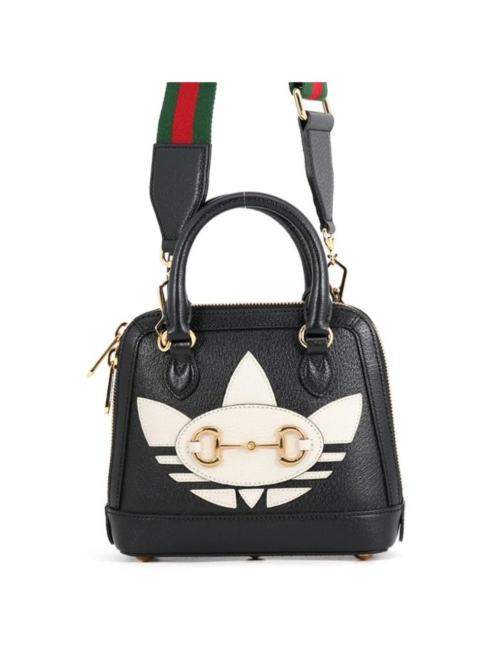 Gucci Handbag Horsebit 1955 Mini Top Handle Adidas Collaboration 2-Way Shoulder